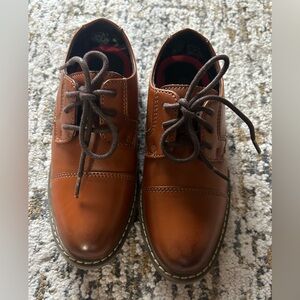 Stylish Tan Kids Dress Shoes